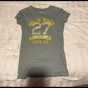 wide river 27 green t-shirt